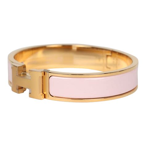 hermes rose candeur|Clic Clac H bracelet .